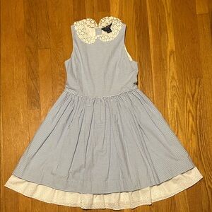 Polo by Ralph Lauren Blue and White Striped Dress